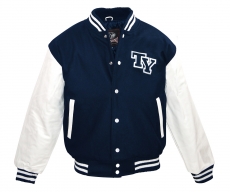 Baseball Jacke - TY Logo - navy - weiß