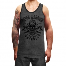 Muskelshirt/Tank Top - Used Look - Aryan Warrior - heather charcoal