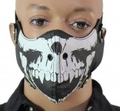 Biker Maske - Gebissaufdruck +++NUR NOCH WENIGE DA+++