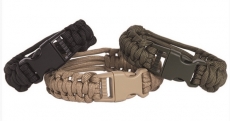 Uhren - Armband - Paracord - schwarz