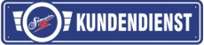 Blechschild - Simson Kundendienst - XXL-Version - S131 (358)